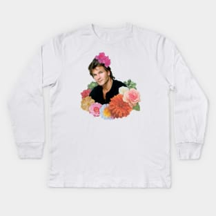 Patrick Swayze Kids Long Sleeve T-Shirt